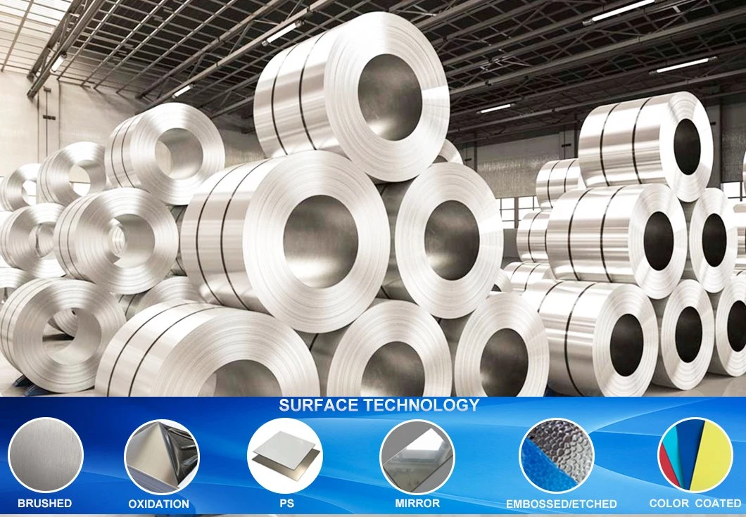 Buy Factory Building Material Customized Aluminum Alloy 3003 3004 5082 5083 6061 6063 Aluminum Coil Aluminum Coil Sheet Aluminum Strip for Decoration Aluminum